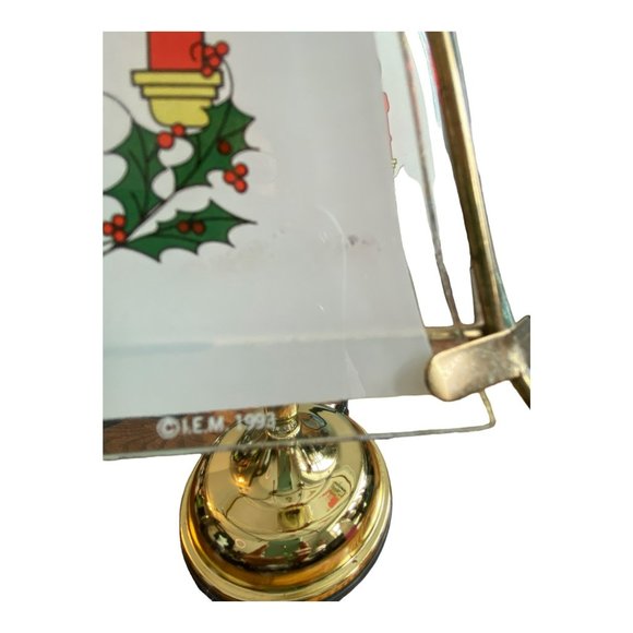 Vintage 1993 Christmas Candle Touch Lamp with Flame Candle Bulb 12" - Picture 4 of 11